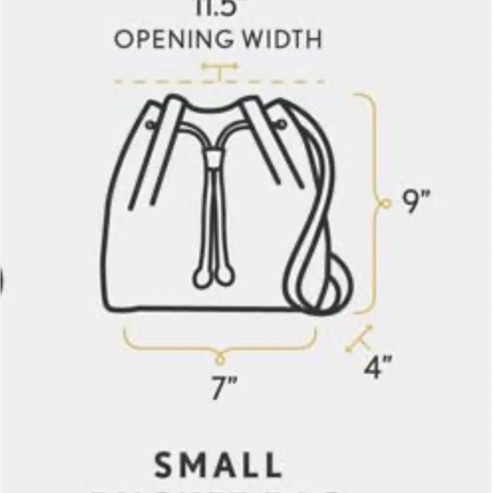 NWOT Portland Leather Bucket Bag - Cinnamon Bear - Picture 6 of 6